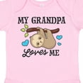 thumbnail image 4 of Inktastic My Grandpa Loves Me with Sloth and Hearts Boys or Girls Baby Bodysuit, 4 of 5