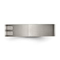thumbnail image 3 of Chisel  Titanium Flat 6mm Sterling Silver Inlay Polished Band 10, 3 of 5