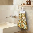 thumbnail image 3 of ZIATUBLE Sunflower Hanging Hand Towel Hummingbird Dish Towels for Kitchen Drying Soft Hand Towels for Bathroom Breathable Kitchen Towels Hand Towels for Bathroom Home Decor, 3 of 7