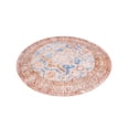 thumbnail image 6 of Unique Loom Timeless Collection Area Rug - Paul (5' Round Blue/Gold), 6 of 9