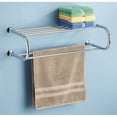 thumbnail image 2 of Whitmor Wall Mount Shelf and Towel Rack - Chrome Metal, 2 of 4