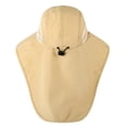 thumbnail image 3 of Waterproof Wide Brim Fishing Hat with Neck Flap Breathable Outdoor Sun Protection Cap for Hiking Khaki, 3 of 4