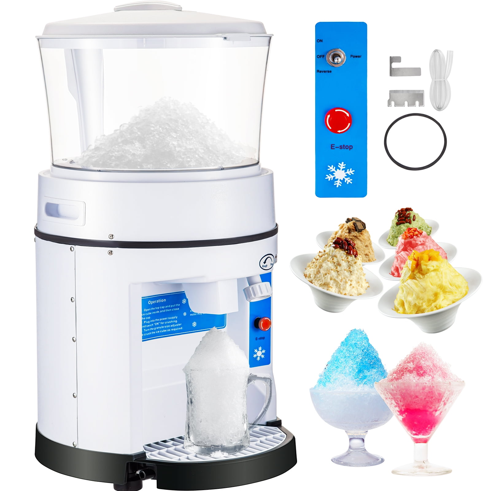Ice shaver Commercial snow cone machine 