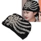 thumbnail image 1 of Gorro Musulmán Envolvente, Mano De Obra Fina, Multiusos, Ligero Y Transpirable, Tamaño Flexible, Gorro Floral Para La Cabeza Para Mujeres Para La Vida Diaria, Dormir Y Fitness, 1 of 7