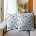 thumbnail image 3 of Coastal Pillow Covers 16x16 Set of 2 Ocean Starfish Pattern Decorative Light Blue Pillowcases Outdoor Beachy Throw Pillow Covers with Zipper Soft Cozy for Sofa Bed Chair Living Room Home Decor, 3 of 4