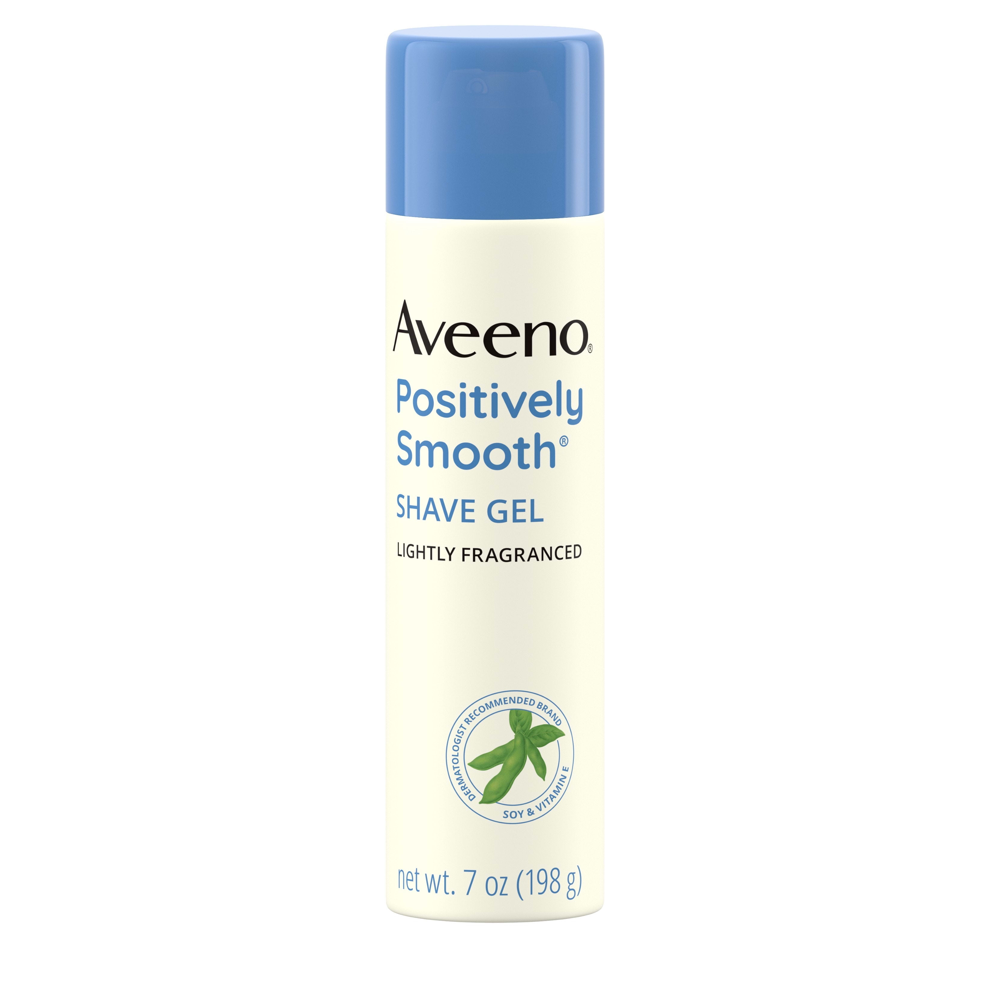 Aveeno Positively Smooth Moisturizing Shave Gel with Aloe, 7 oz