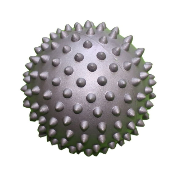 7.5cm PVC Spiky Massage Ball for Deep Tissue Back Massage Foot Massager Plantar Fasciitis All Over Body Deep Tissue Muscle Pain Reliever[Grey]