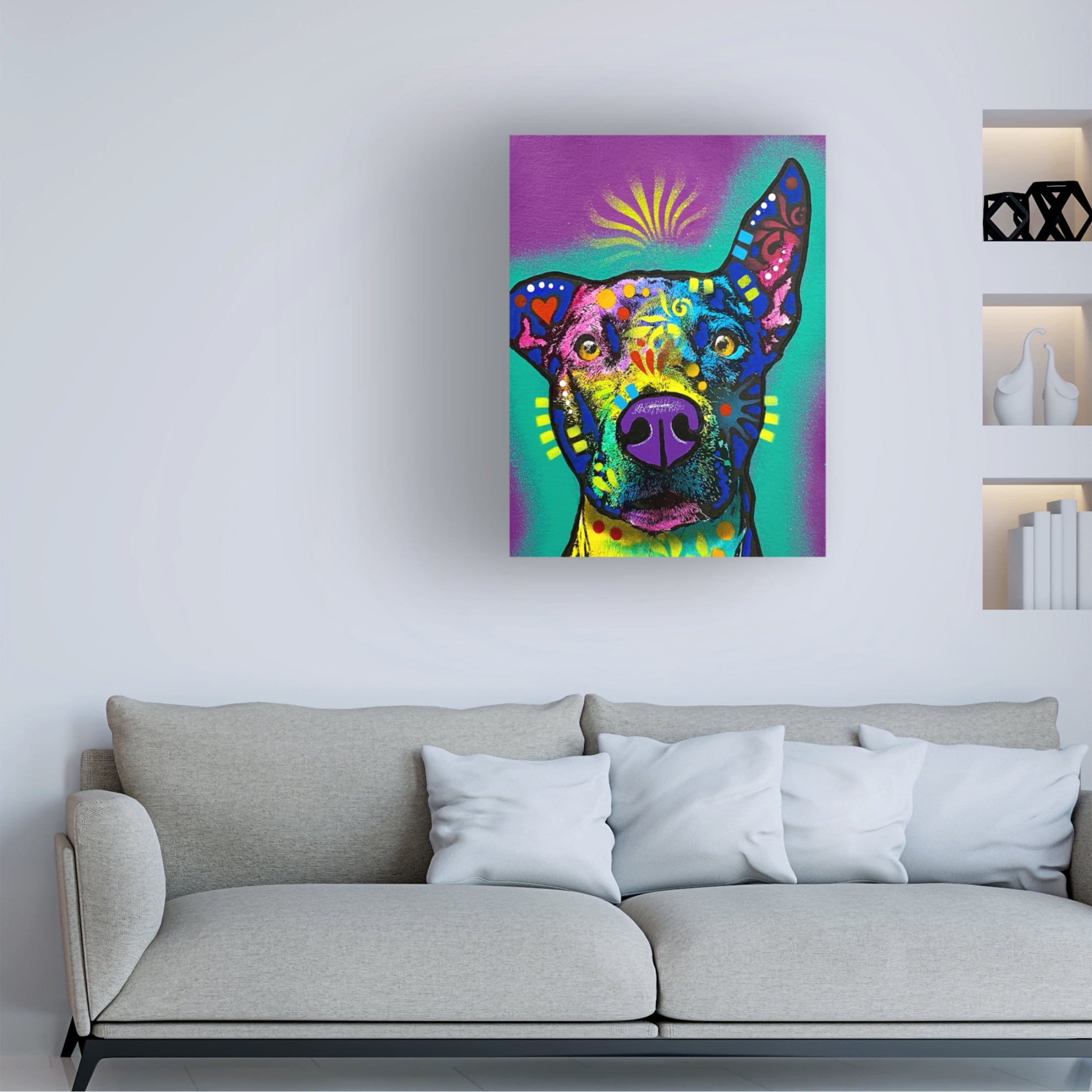 Canvas Wall Art - Dean Russo 'Rampant' Wall Art for Living Room, Bedroom, or Office Décor by Trademark Fine Art - 14 x 19 Inches