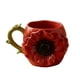thumbnail image 2 of Taza en forma de flor – Vajilla de resina | Interior de acero inoxidable, ergonómico suave, resistente a olores | Multicolor | 8 x 9,5 cm | Regalo para miembros de la familia, 2 of 6