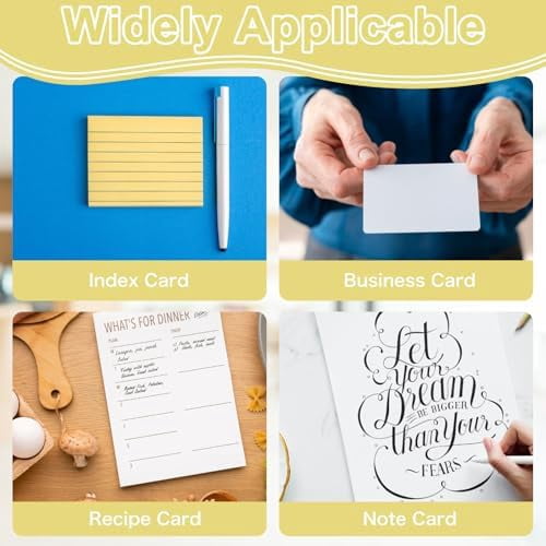 5x8 Acrylic Index Card Holder Index Card Display Stand For Desk Note Cards File Box Postcard Holder Business Stand Display Index Organizer Case for Office Business Desktop(No Cards)