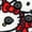 Hello Kitty/Red, variant on Girls Fuzzy Babba Slipper Socks, 1-Pack, Sizes S/M-M/L