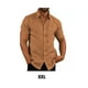 thumbnail image 3 of Camisa Sonducket de Hombre de Manga Corta con Botones Marrón XXL, 3 of 5