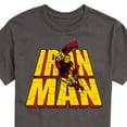 thumbnail image 3 of Marvel Iron Man - Stacked Name Oversized - Men's Short Sleeve Graphic T-Shirt, 3 of 5
