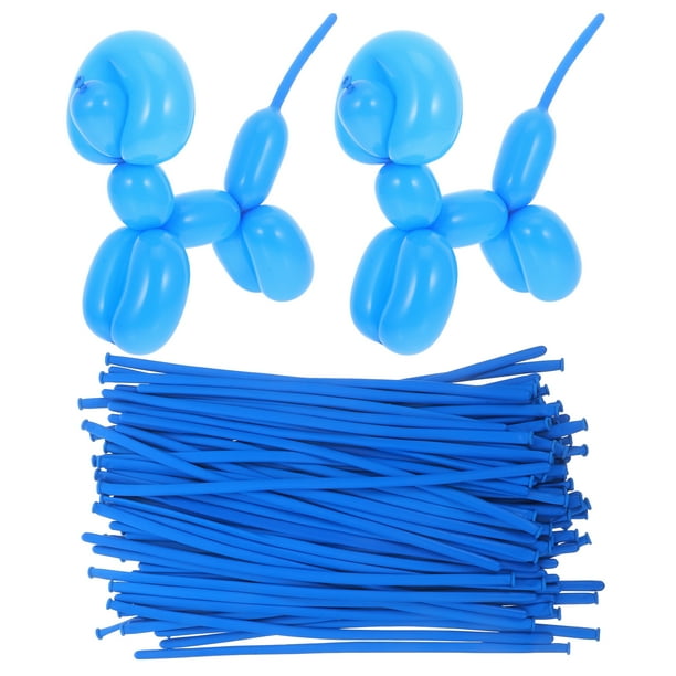 BRIGHTFUFU 100 Uds. Globos largos de látex DIY tira giratoria globos de modelado para fiesta