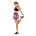 thumbnail image 4 of Summer 2-in-1 Running Shorts Athletic Yoga Elastic Waistband Sport Shorts with Pockets for Women Workout Running Athletic Riding Bike, 4 of 9