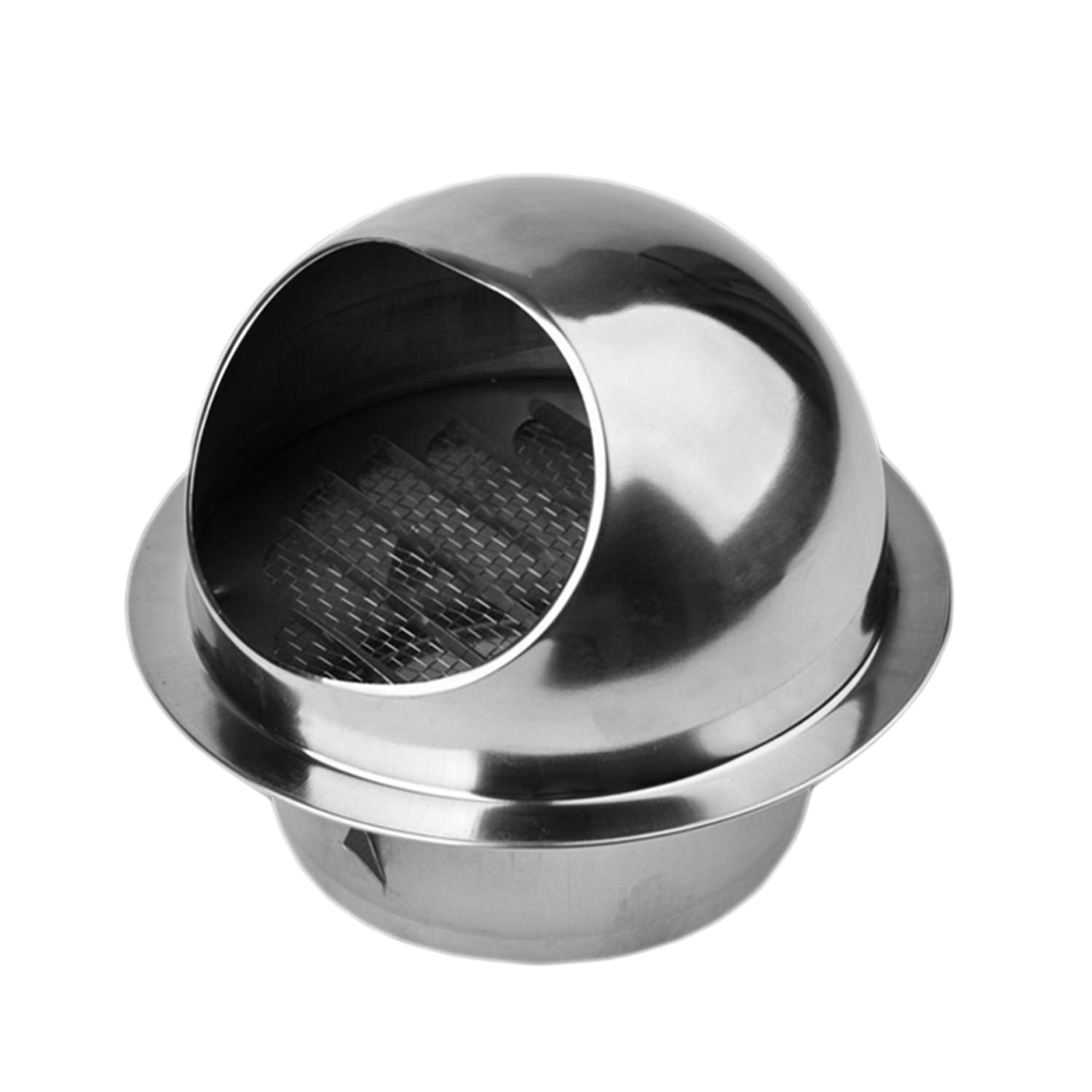304 Stainless Steel Air Vent Round Grille Ventilation Cover Wall Vent  Outlet 4 Inch - Walmart.com