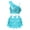 Light Blue, variant on Aislor Kids Girls Sequin Dance Dress Metallic Crop Top with Skirt Jazz Latin Hip Hop Dancewear Gold 8