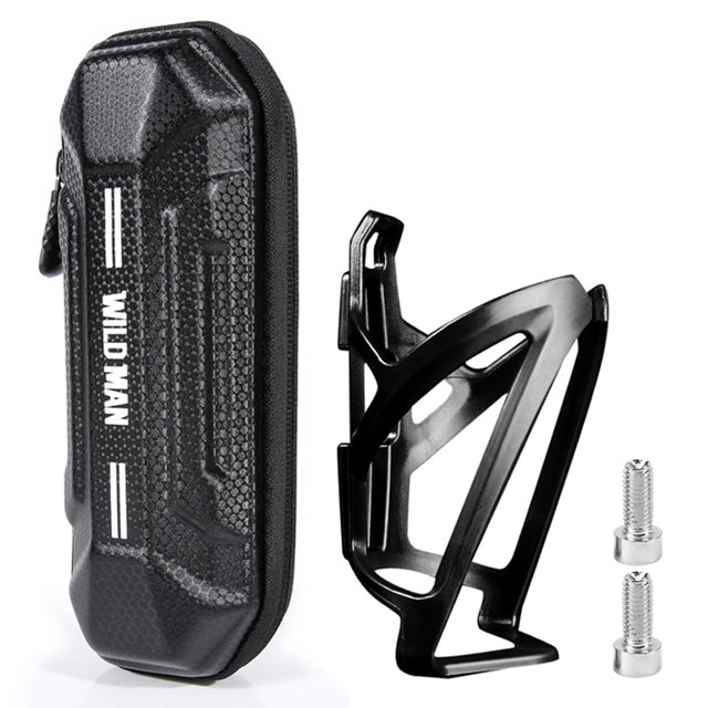 Bolsa Para Kit De Reparación De Bicicletas Bolsa Para Kit De Reparación De Bicicletas WILD MAN Bike Repair Kit Bag Portable Bike Multi-tool Storage Box (Estilo B)