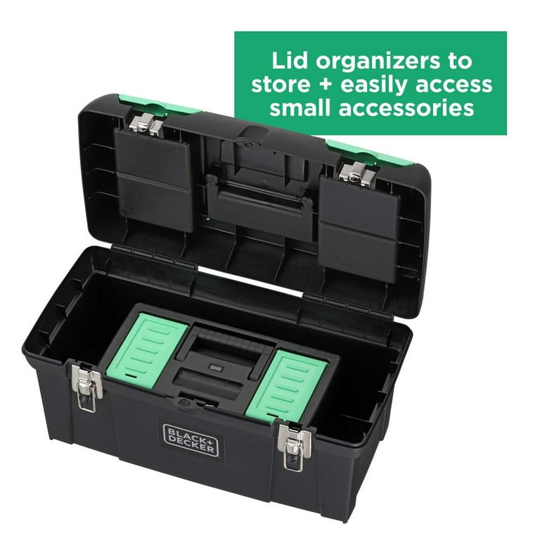 BLACK DECKER Reviva Toolbox Bundle Tool Storage Organizer 19