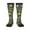 3 Black, variant on Colorful Hippie print thigh-high socks, crafted for both men and women with a stretchy, high-opaque design perfect for daily wear
