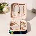thumbnail image 6 of Sea Turtle Travel Portable Jewelry Organizer: Square Bracelet Holder, Jewelry Display, and Box for Girls and Women, 6 of 6