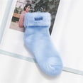 thumbnail image 2 of Angala Women Solid Color Thickened Velvet Warm Socks Sleep Socks Extra Thick Snow Socks Cozy Stylish Basic Socks, 2 of 4