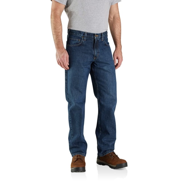 Vaqueros Carhartt Relaxed Straight Bay para hombre, 38x32