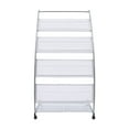 thumbnail image 6 of Magazine Rack Newspaper Storage Stand Book Display Shelf Stand Store 4-layer, 6 of 12