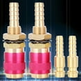 thumbnail image 4 of Adaptador de gas y refrigeración por agua de 2 piezas de 8 mm, conector rápido para soplete de soldadura TIG, 4 of 12