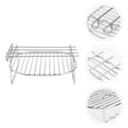 thumbnail image 3 of 1 Set of Fryer Rack Cooking Steaming Cooling Rack Multi-Purpose Rack (Silver), 3 of 6