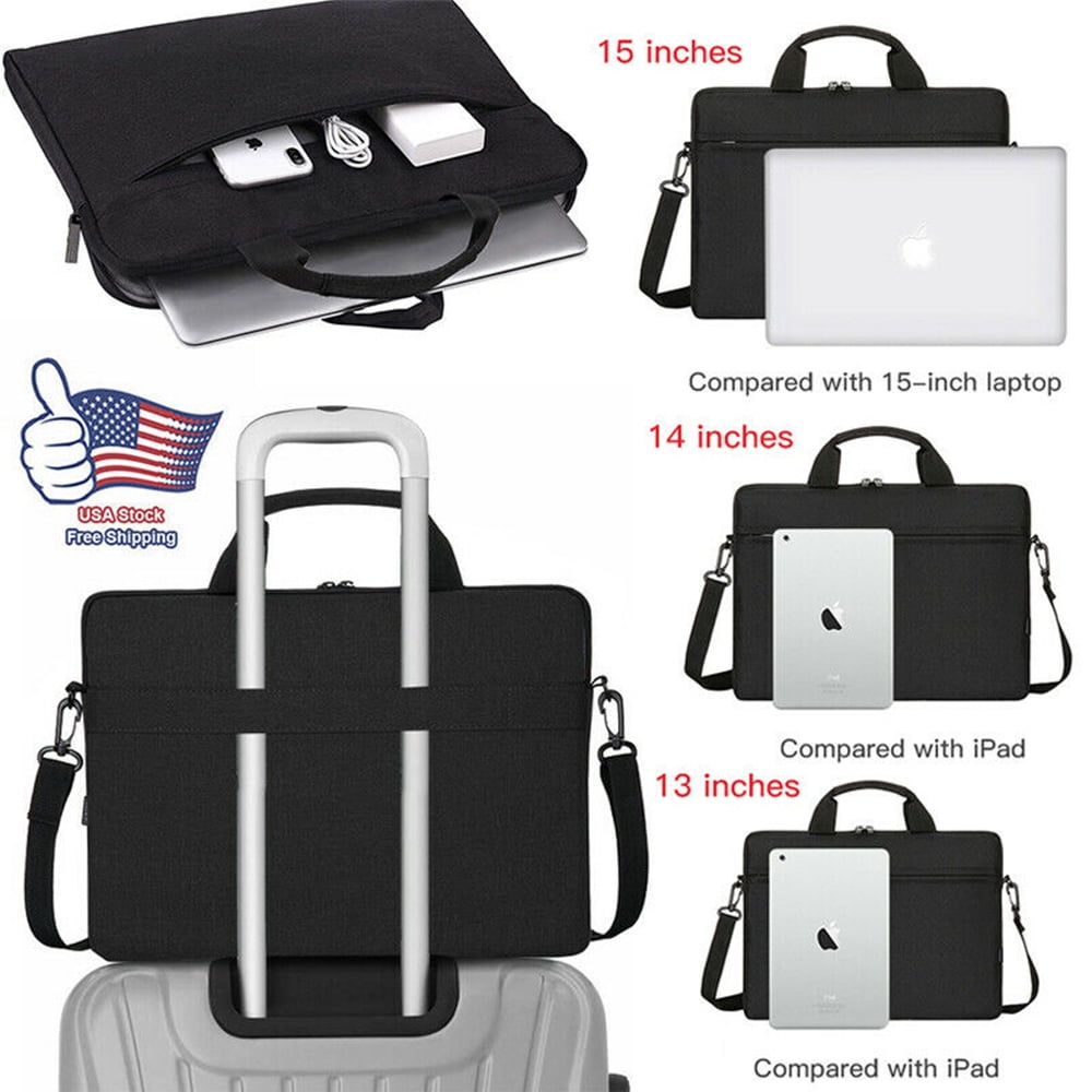 Laptop Bag fits for 13/14/15 inch Laptop and Tablet, Sleek Design