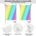 thumbnail image 2 of PAYOHTO Double Sided Garden Flag for Yard Rainbow Glitter Outdoors Festival Colorful Decoration, 2 of 9