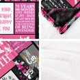 thumbnail image 4 of LHSHID 75th Birthday Gifts for Women Blanket75th Birthday Gifts75th Birthday DecorationsBirthday Gifts Women75 Year Old Birthday Gifts for WomenHerThrow Blanket 40"x50", 4 of 7