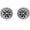 Viking Compass, variant on Celtic Viking Stud Earrings 925 Sterling Silver Black Onyx Celtic Knot Earrings Norse Viking Jewelry Gift for Men Women