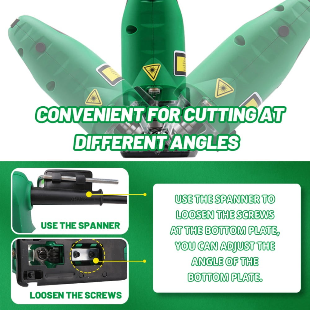 NEWBEAT Jigsaw for Wood & Metal, 550W Variable Speed Electric Jig Saw, 80mm Wood / 55mm Iron Cutting, Power Tool Kit with Blades & Accessories