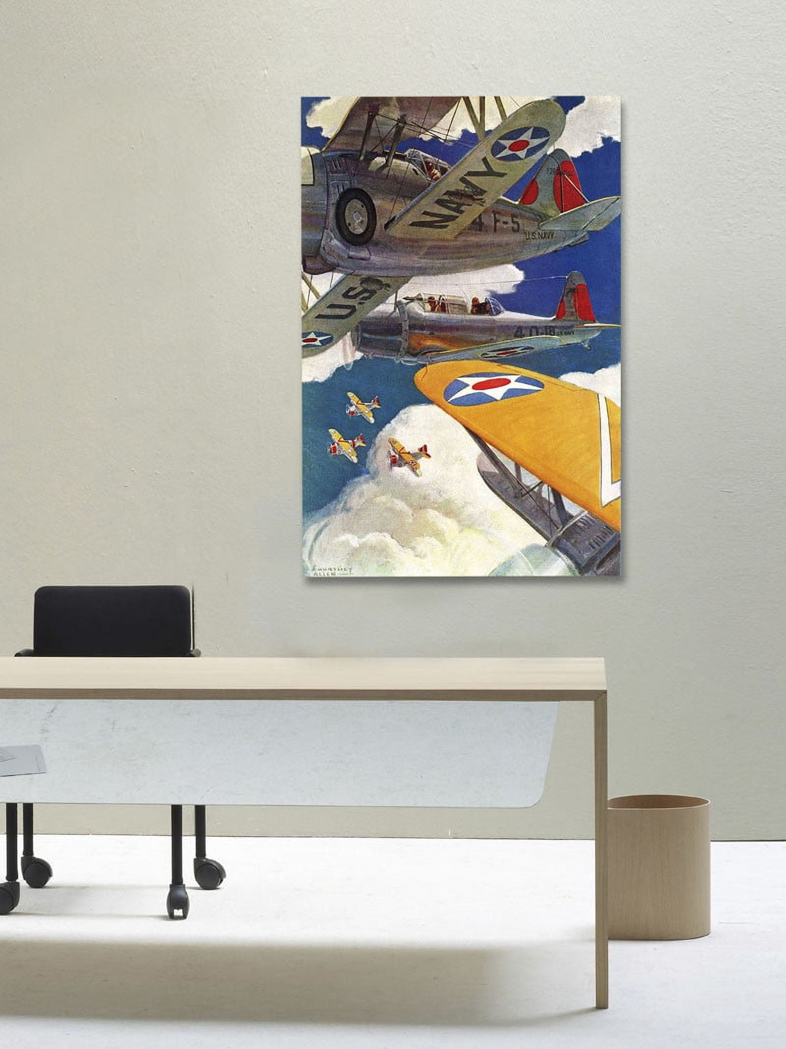 Marmont Hill "U.S. Navy" Painting Print on Canvas