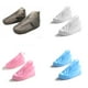 thumbnail image 3 of Billuyoard 1 par de nuevos accesorios, cubiertas impermeables de látex para zapatos de lluvia, cubrezapatos, botas de goma Paraguas de lluvia blanco S, 3 of 6