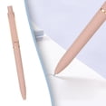 thumbnail image 2 of 1 PCS Gel Pen,0.5mm Fine Point Black Ink,Smooth Writing Pens,Aesthetic Retractable Gel Pens,Reusable Writing Pens for Journaling,Office Supplies,Gifts for Women and Men,0.43x5.91 inch (Pink), 2 of 5