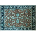 thumbnail image 1 of Ahgly Company Indoor Rectangle Oriental Light Blue Traditional Area Rugs, 8' x 12', 1 of 4
