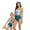 Green, variant on LYMAYTER Family Matching Swimsuits Two Piece Bathing Suits Mommy and Me Swimwear Bikini Beachwear