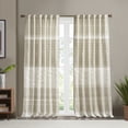 thumbnail image 7 of INK+IVY Boho Style Adult Mila Collection Cotton Printed Curtain Panel, 50x84", Taupe, 7 of 7