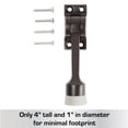 thumbnail image 3 of Brinks Commercial Steel Matte Brass/Black Kick-Down Door Holder Mounts to door 1 in., 3 of 8