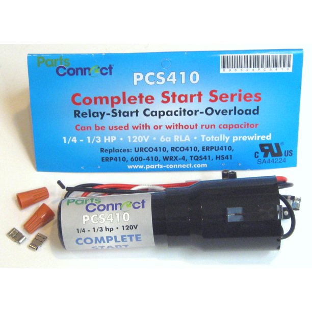 Refrigerator 3 N 1 Relay Capacitor Overload For 1 3 Hp Compressor Pcs410 Walmart Com Walmart Com