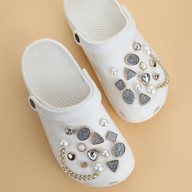26 accesorios para zapatos accesorios para zapatillas de cristal accesorios para correas decoracion de sandalias decoracion de perlas flores de