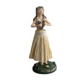 thumbnail image 2 of Decoración de mesa de muñecas de panel de estatua de niña en falda, figura de resina con escultura de mini figuras base para el gabinete de dormitorio Beige de pie, 2 of 8