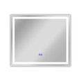 thumbnail image 1 of Chloe Lighting CH9M001BL28-HRT 28 in. 3 Color Temperatures 3000K-6000K Luminosity Back Lit Rectangular Touchscreen LED Mirror, 1 of 1