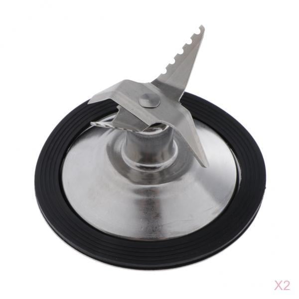 2 Pieces Ice Blade With Gasket Part For blender Crusher Accs