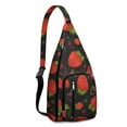 thumbnail image 1 of Berry Sweet Strawberry Print Daypack – Waterproof & Lightweight, Summer Fruit Aesthetic, Fashionable & Practical, 1 of 4