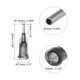 thumbnail image 2 of Aguja de dispensación de punta roma Uxcell para pistola de pegamento líquido, 16G 1/4", 100Pcs gris, 2 of 6