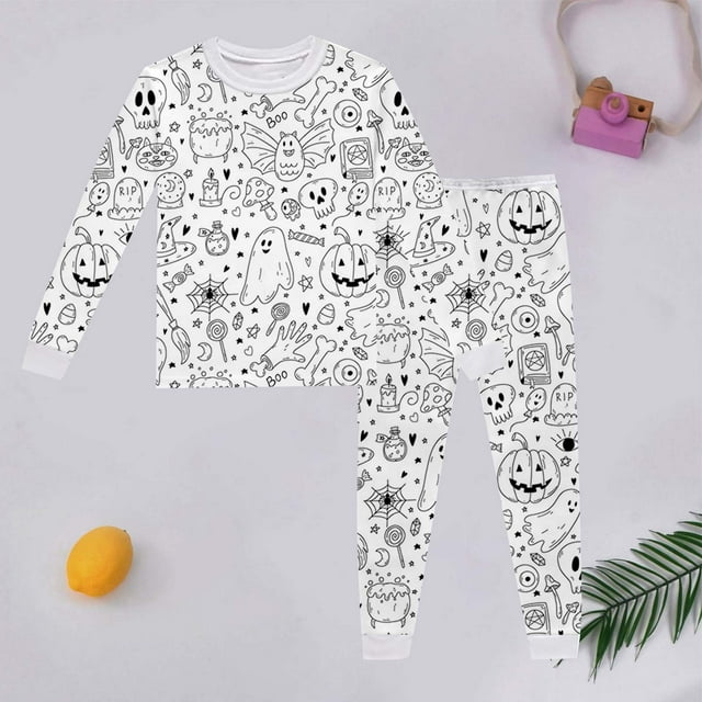 Doodle Your Own Girls Pajama Set Soft Everyday Loungewear For And Outdoor Adventures